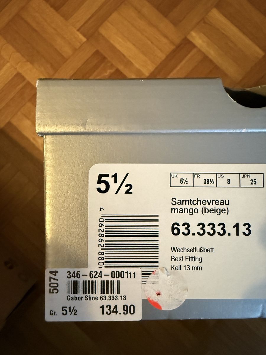Gabor Scarpe da donna: Gabor Damen Sneaker gelb Gr.38,5 – Usato da Riehen venduto da Sandrita08 3