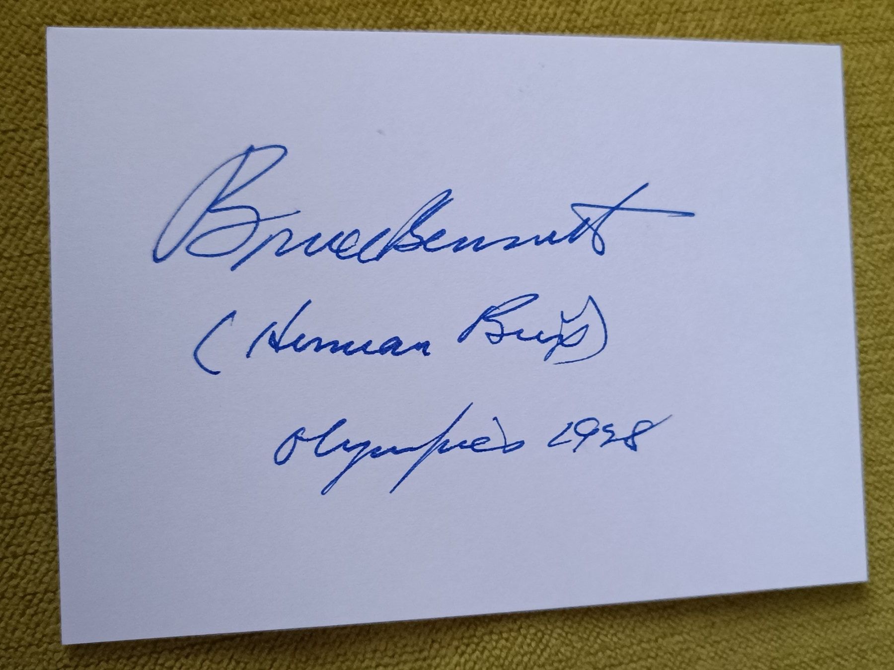 Autographes: Bruce Bennett / Herman Brix - Tarzan – D'occasion à Menziken par Artographs