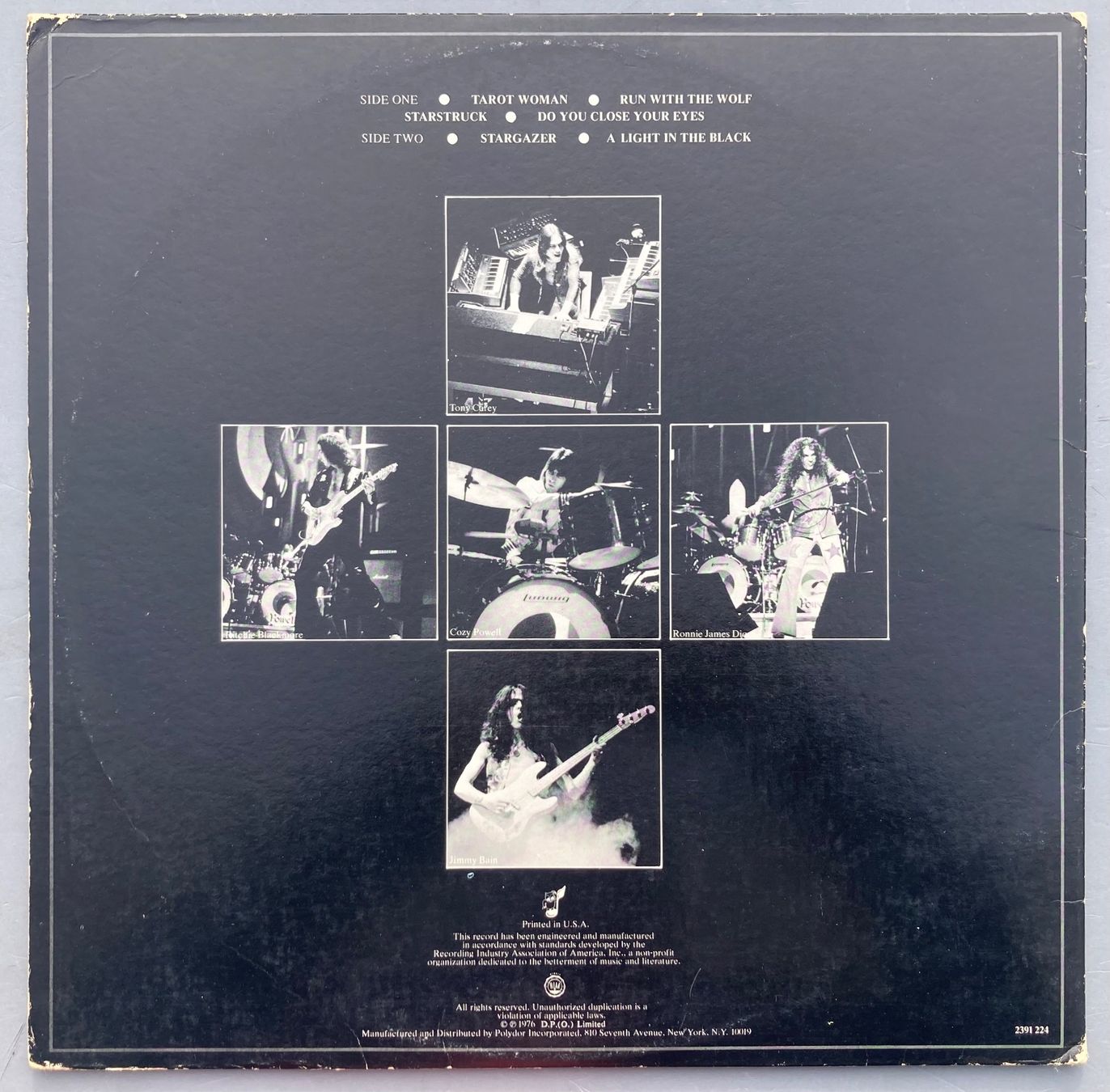 Dischi in vinile: RAINBOW - RISING – Usato da Poliez-Pittet venduto da Newtown-Records 1