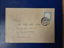 1955, Brief von Tübingen-Lustnau nach Winterthur