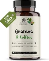 Guarana & Koffein Kapseln 500 mg Extrakt 120 Stück vegan