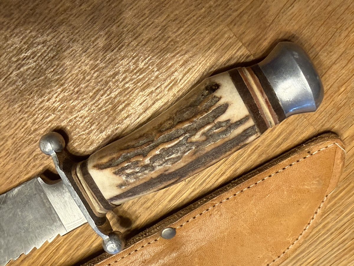 Solingen Accessori: Antikes Jagdmesser Jägermesser Messer – Usato da Goldach venduto da Messerguru 7