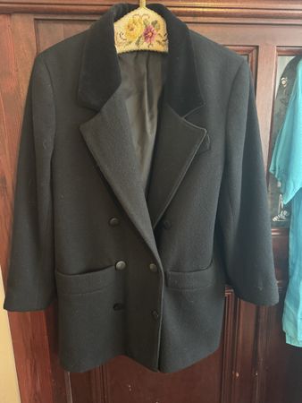 Reine Schurwolle Blazer Mantel Jacke Canda