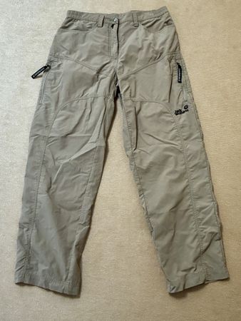 Jack Wolfskin Travel Trousers Women's Size S Beige