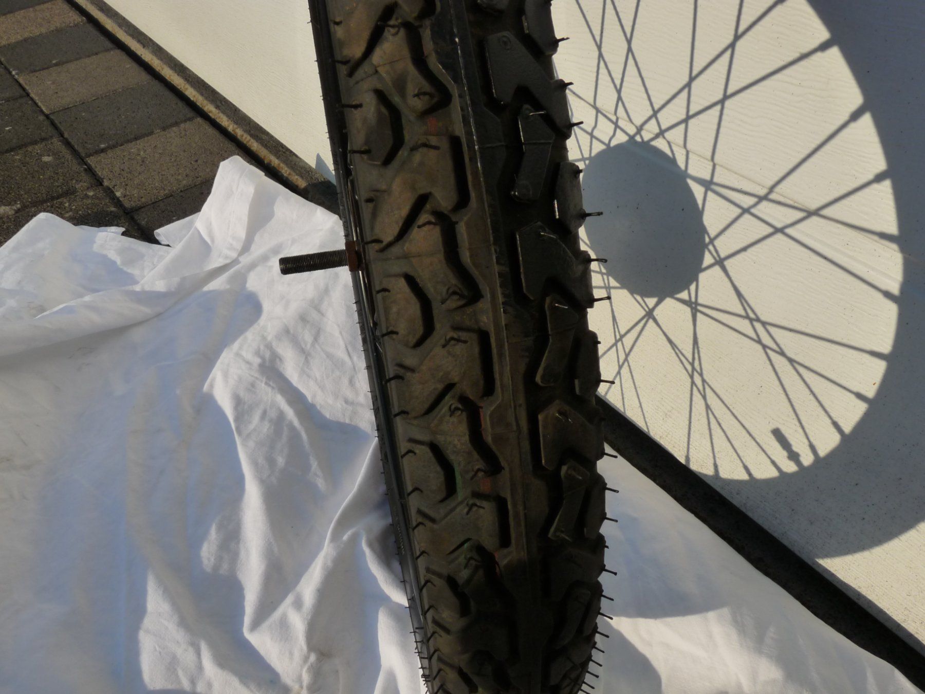Puch Mofa-Ersatzteile: Puch Maxi Speichenrad vorne – Gebraucht aus Oberdorf BL von Chrigi7073 7