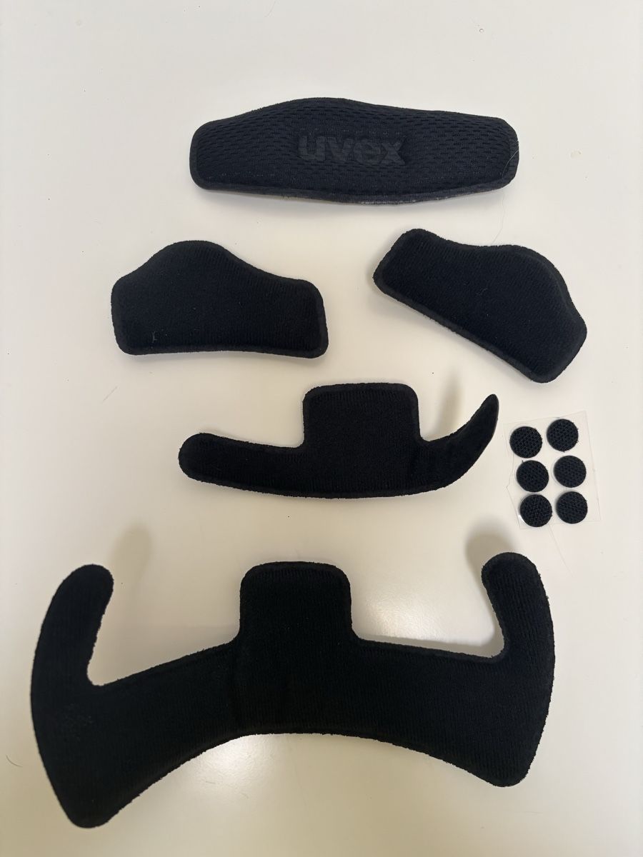 Uvex Caschi: Uvex Helm Polster Set Klettverschluss neu – Nuovo (secondo la descrizione) da Küttigen venduto da cedione