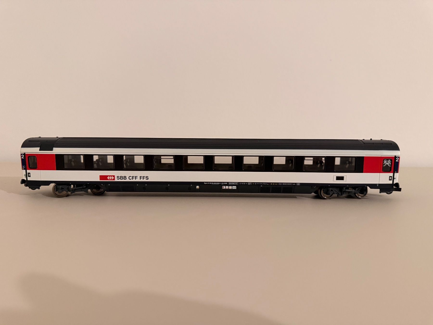 Roco Modellini di ferrovie: Roco 64400 Bpm 61 EC 2. Klasse SBB CFF FFS - OVP – Usato da Carouge GE venduto da SirolCH 1