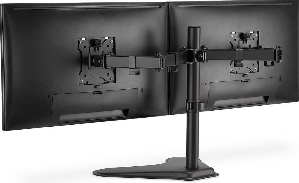 Staffa per monitor: Support 2 ecrans 15-32" VESA 75 et VESA 100 – Usato da Genève venduto da Capt3 4