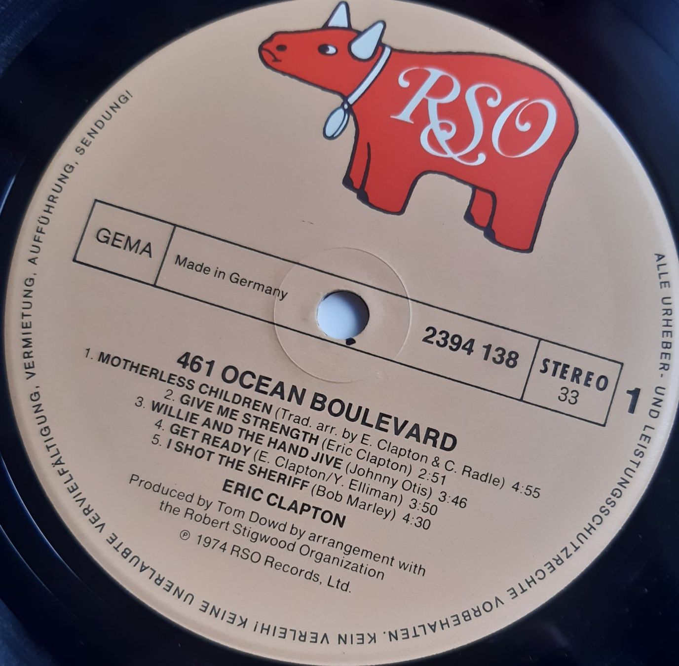 Dischi in vinile: ERIC CLAPTON: 461 Ozean Boulevard  RSO:  2394 138 – Usato da Frick venduto da kyb_yq8h 3