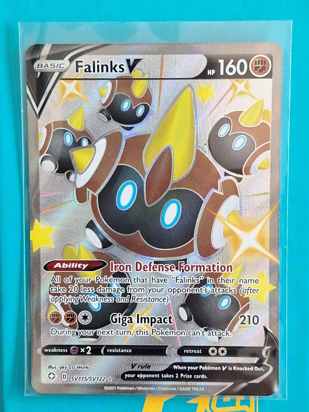 Pokémon Carte collezionabili: Shiny Falinks V - Shining Fates – Usato da Altstätten SG venduto da GGsGameshop