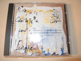 CD - Choeur de  Chambre Polonais - Une Cantate pour l'Europe