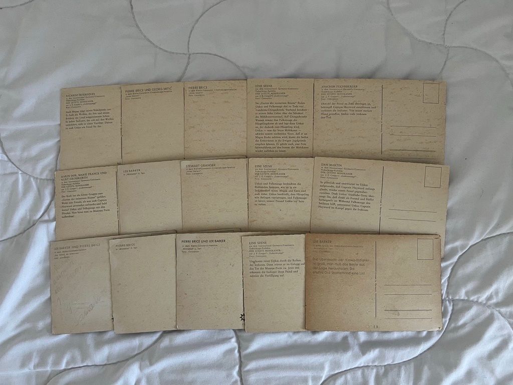 Cartoline postali: 15  AK VON WESTERNFILME – Usato da Steinach venduto da Momoco 2