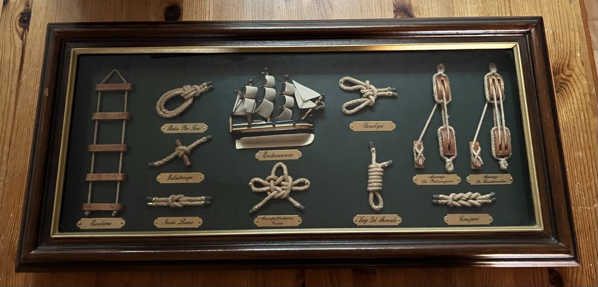Foto & Immagini: Knotentafel Schiffsbild Marine – Usato da Sevelen venduto da Ritiplampi