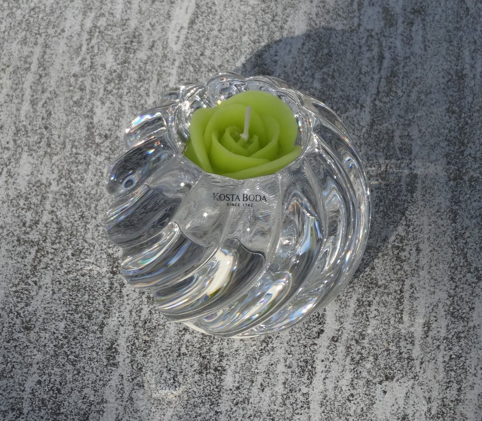 Portacandele: Aus der Glasvitrine: Formschöner Design-Kerzenhalter – Nuovo (secondo la descrizione) da Allschwil venduto da Boutique_16b 1