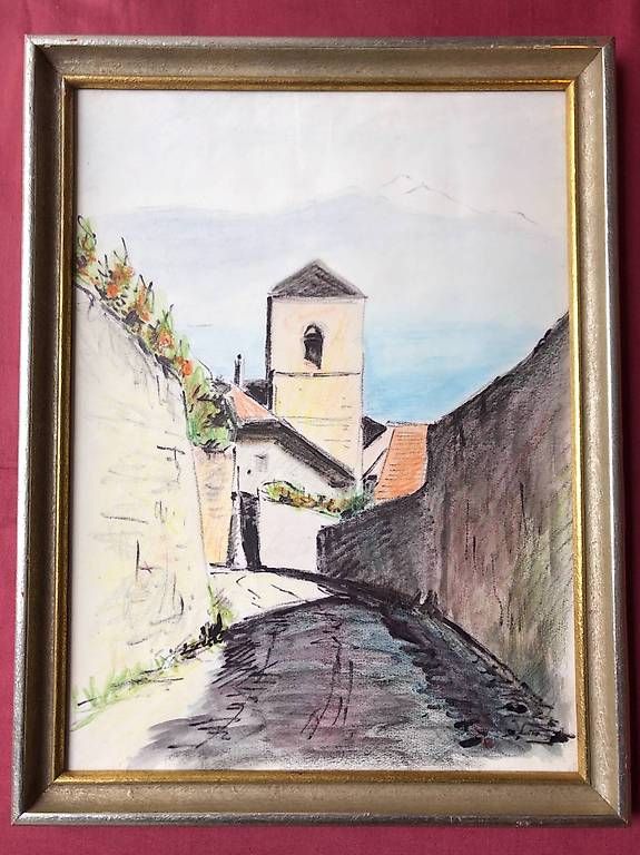 Poster & Bilder: Saint-Saphorin 1957 – Gebraucht aus Chernex von Nouveaunom 1