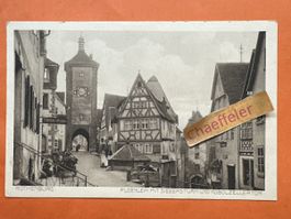 Alte Ansichtskarte Rothenburg o/T, Ploenlein, Siebersturm
