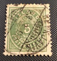 Island alte briefmarke