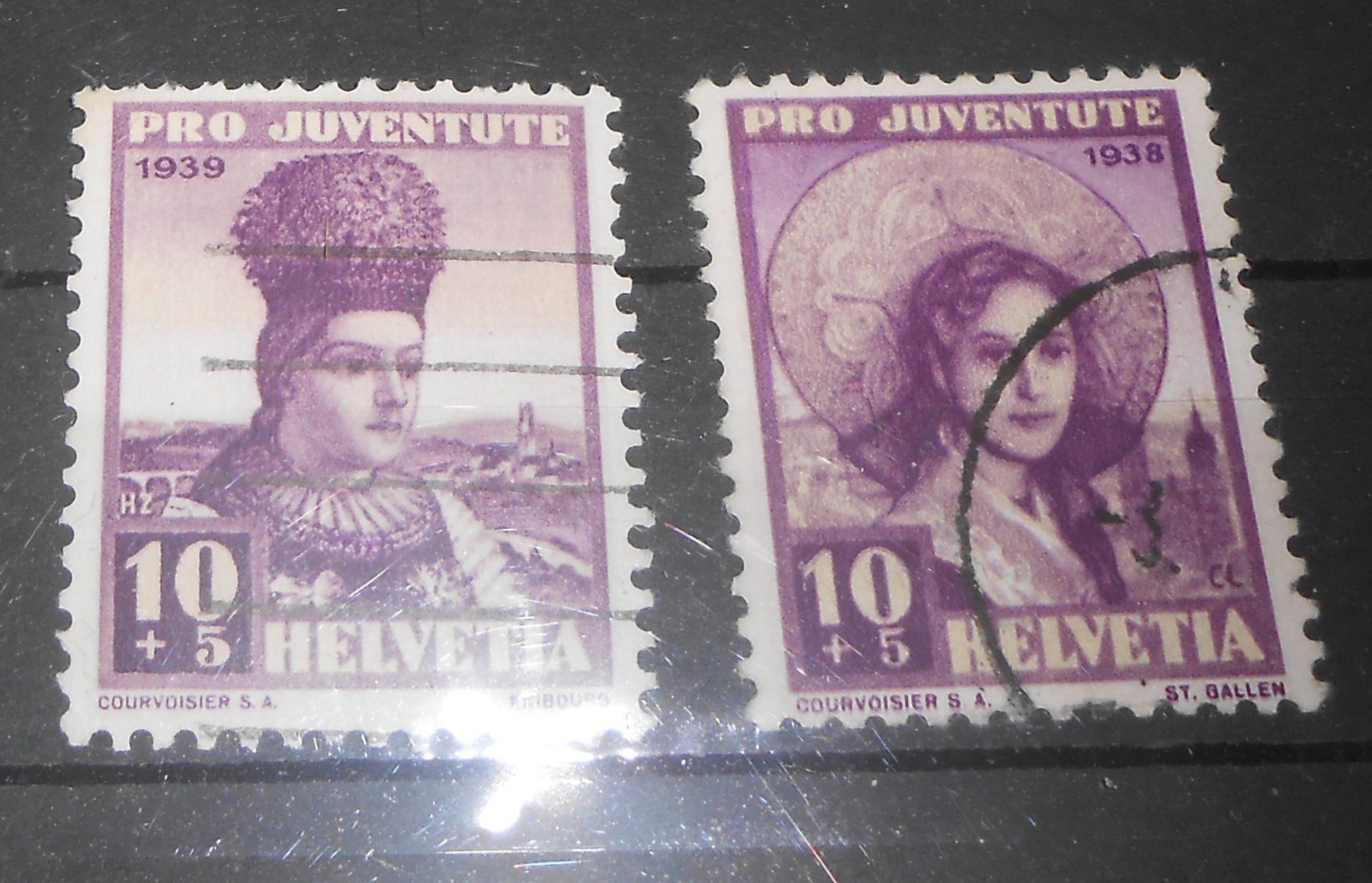 Tutti i francobolli: Briefmarken Pro Juventute 1939 1938 2er Set – Usato da Basel venduto da Javer