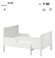 Lit enfant IKEA Sudvick qui s'allonge avec sommier