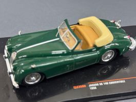 Jaguar XK 140 Roaster 1956 grün IXO 1:43