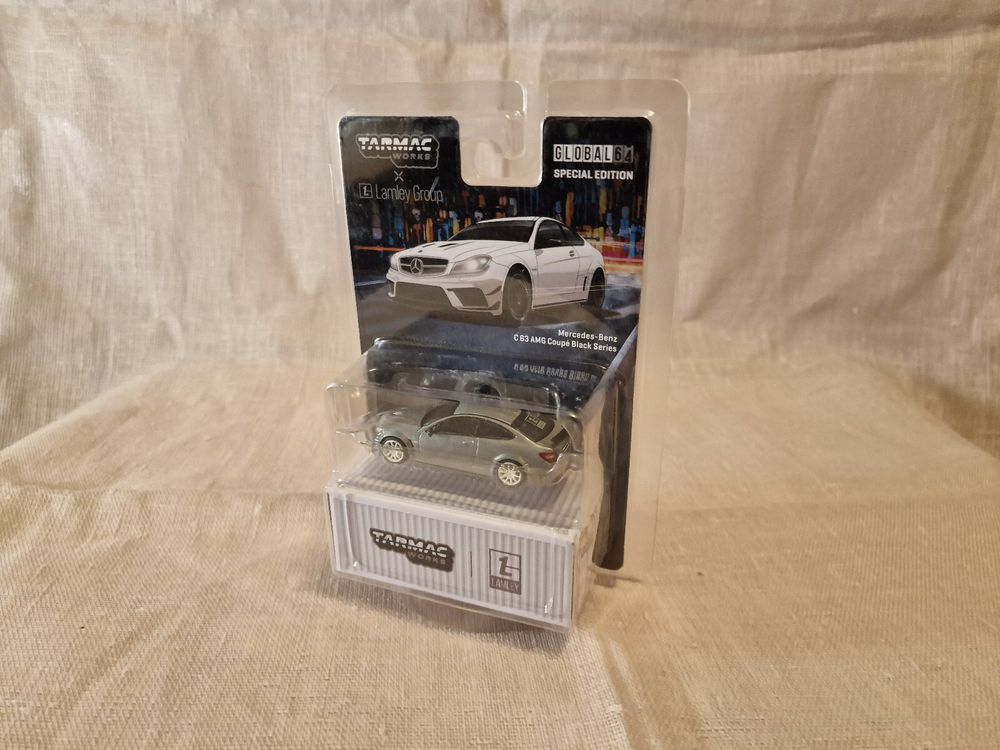 Modèle Réduit Mercedes-Benz C63 AMG Coupé Black Series 1/64 Tarmac Works - Occasion