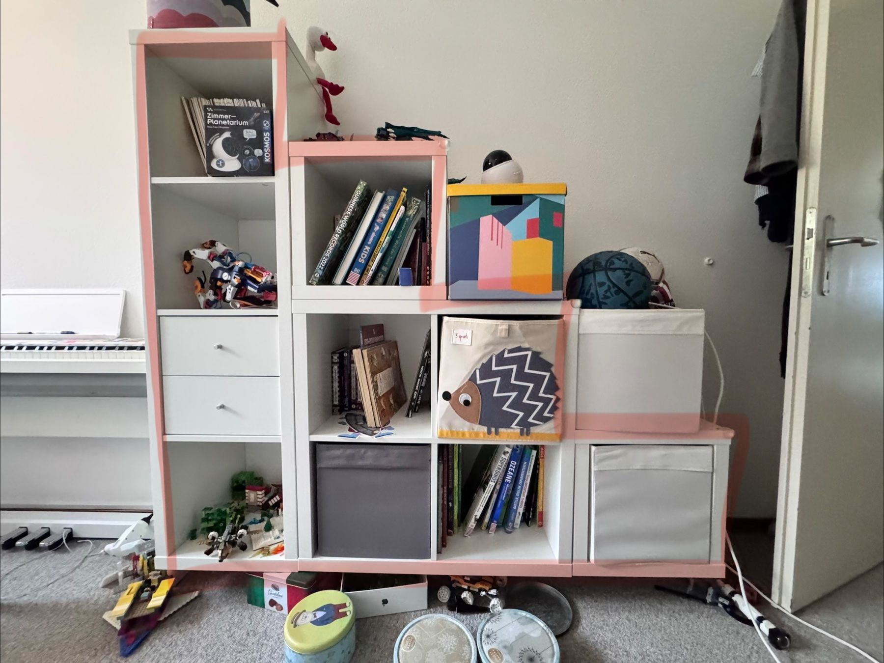 Contenitori & Simili: Kinder Schrank Regal Aufbewahrung – Usato da Zürich venduto da Zebiglebowski 1