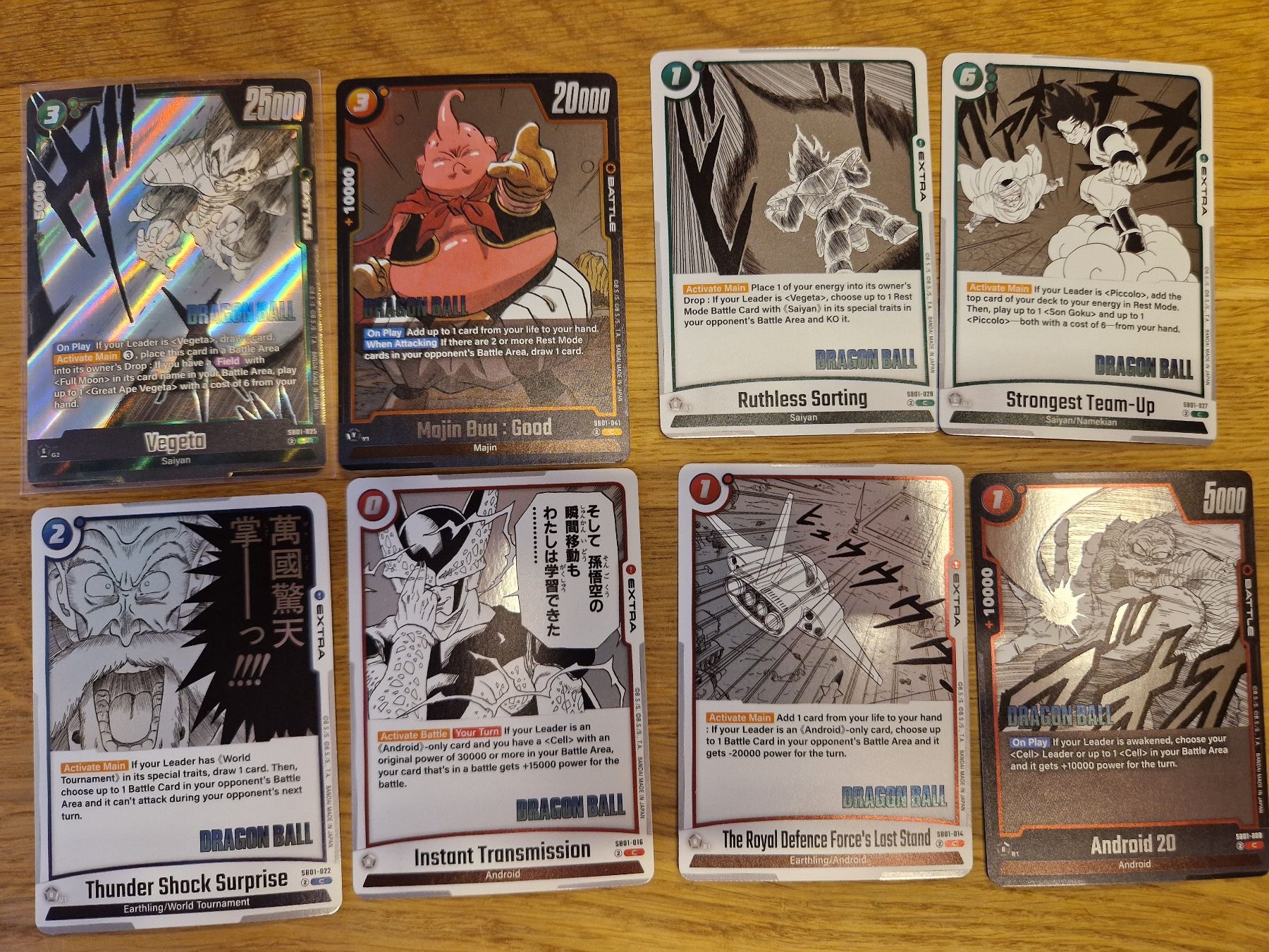 Bandai Sammelbilder & Trading cards: Dragon Ball Fusion World: SR/C All-Holo Lot SB01/02 - EN – Gebraucht aus Kallnach von yinginho