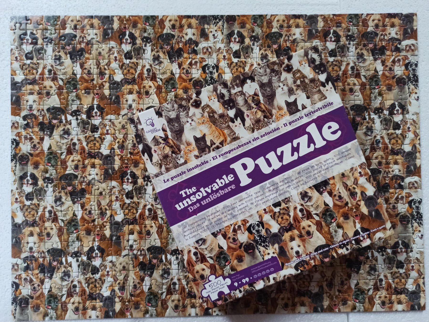 Puzzle: Puzzle 500 Teile | Für Hunde und/oder Katzenfans – Nuovo (secondo la descrizione) da St. Gallen venduto da syl_575n
