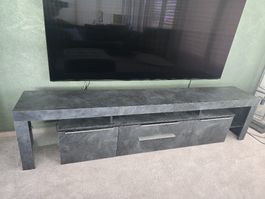 TV Möbel Steinoptik 