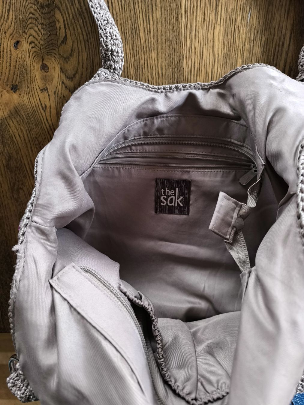 Borse da donna: THE SAK Markentasche,beige gestreift,crochet – Usato da Schaffhausen venduto da gab_v5qf 6