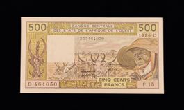 500 Francs - États de l’afrique de l’ouest