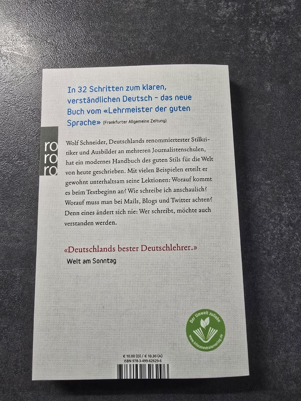 Libri: Buch Deutsch für junge Profis Wolf Schneider – Usato da Mauren venduto da julchen_18k 2