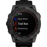 Garmin Fenix 7X Solar Schiefergrau / Schwarz