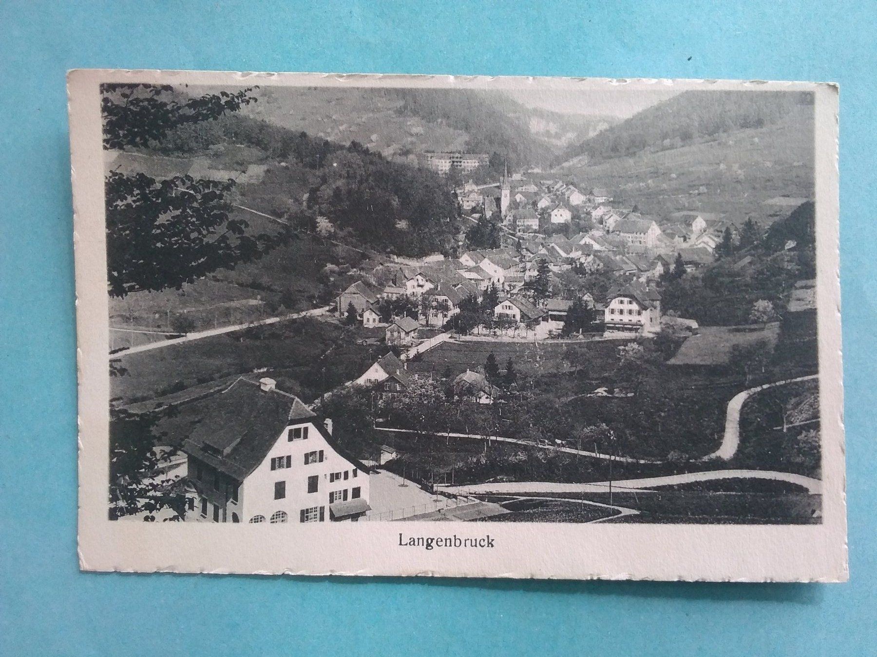 Cartoline postali: BL Langenbruck – Usato da Appenzell venduto da lama19