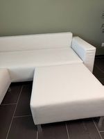 Ecksofa / Schlafsofa mit Hocker