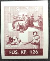 Soldatenmarke 2.WK, Mitr Kp IV/26, braunv, ges, Wi Inf 261-2