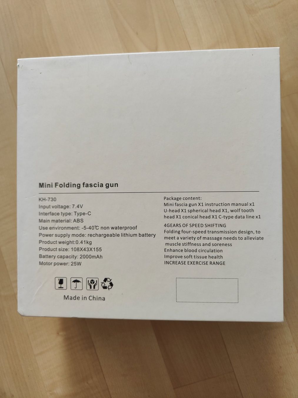 Dispositivi per massaggi: Faszienpistole Mini Folding KH-730 – Usato da Niederhasli venduto da Floete1 3