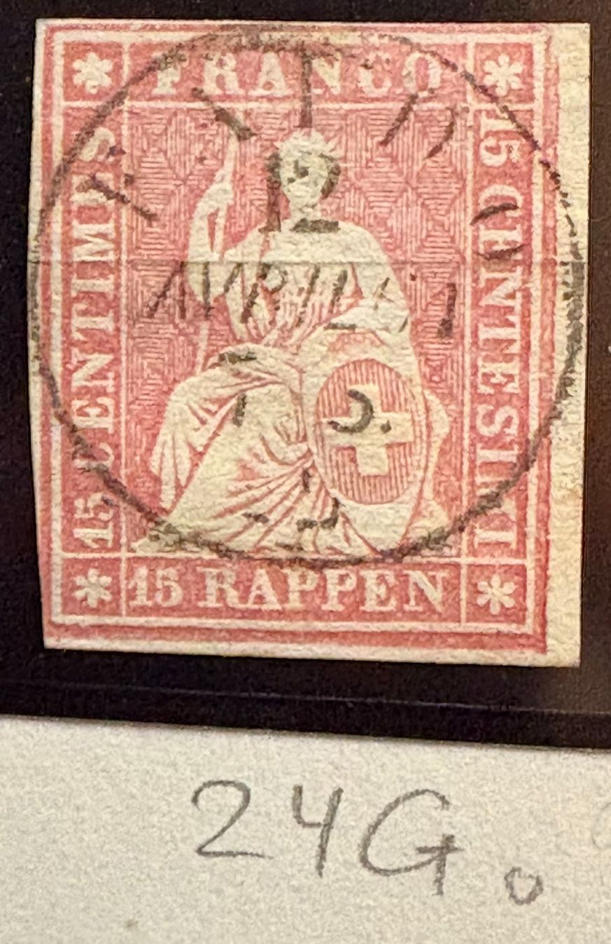 Alle Briefmarken: SCHWEIZER BRIEFMARKE STRUBEL – Gebraucht aus Ostermundigen von Heavenmaus75