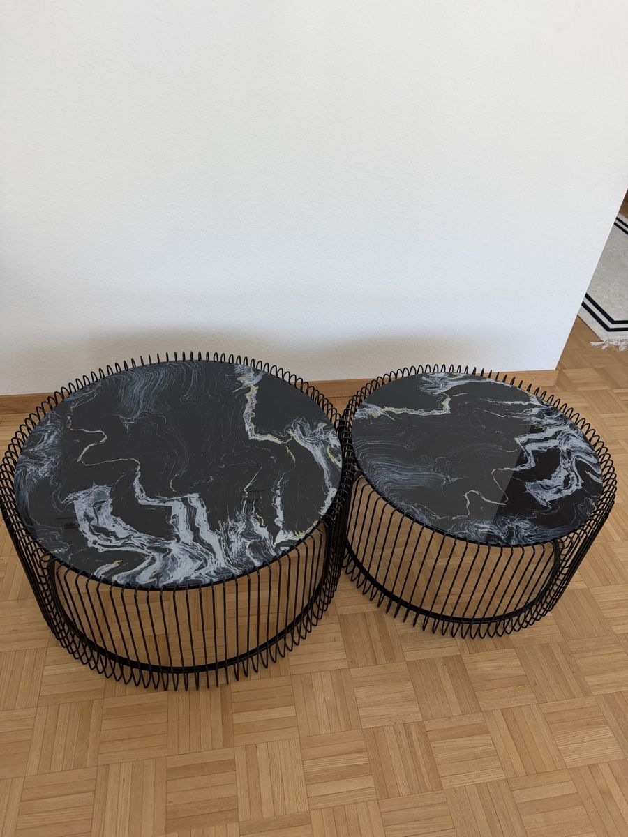 Tische: Kare wire Couchtisch/ Salontisch  – Gebraucht aus Wettingen von mha_6hdg 1