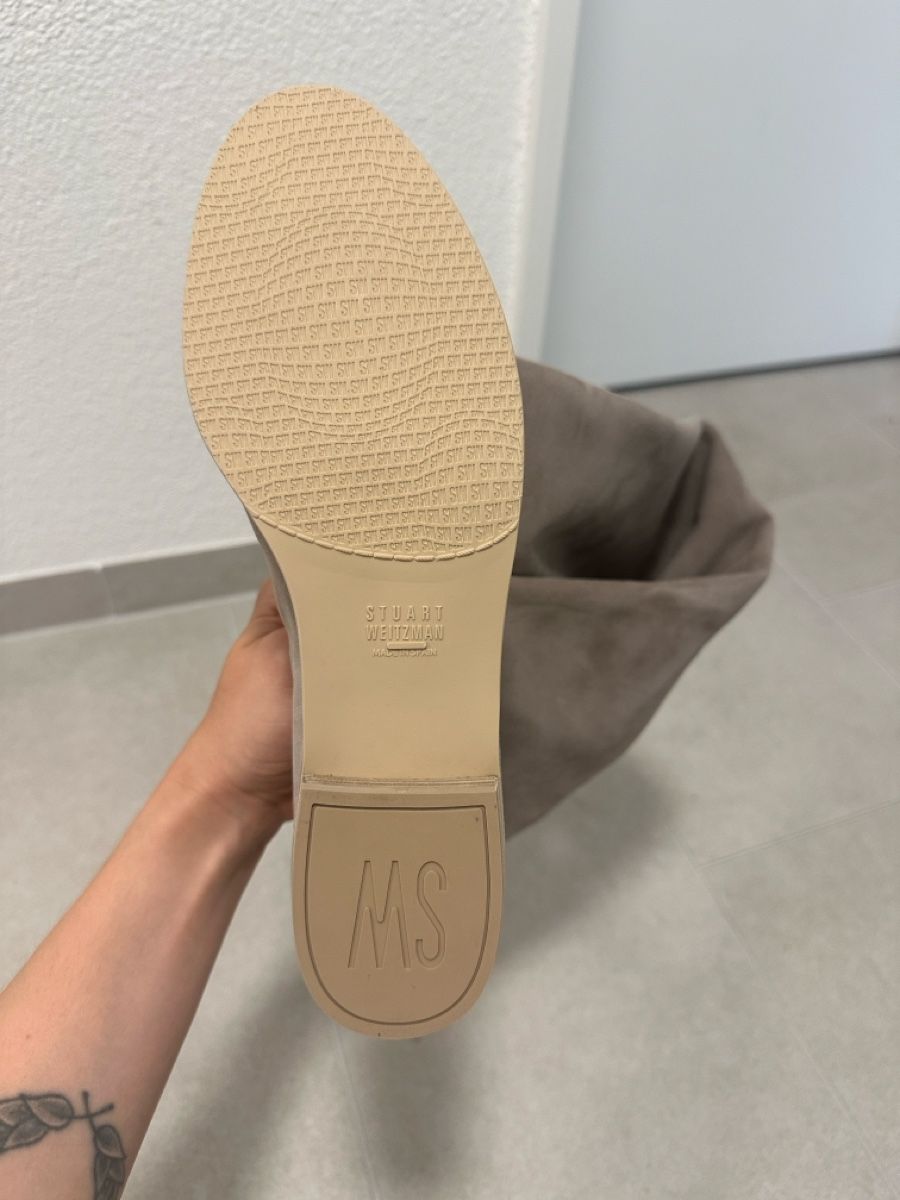 Stuart Weitzman Damenschuhe: Stuart Weitzman Fossil Suede Overknee Boots, Size 8 – Neu (gemäss Beschreibung) aus Zürich von Halloumi8003 3