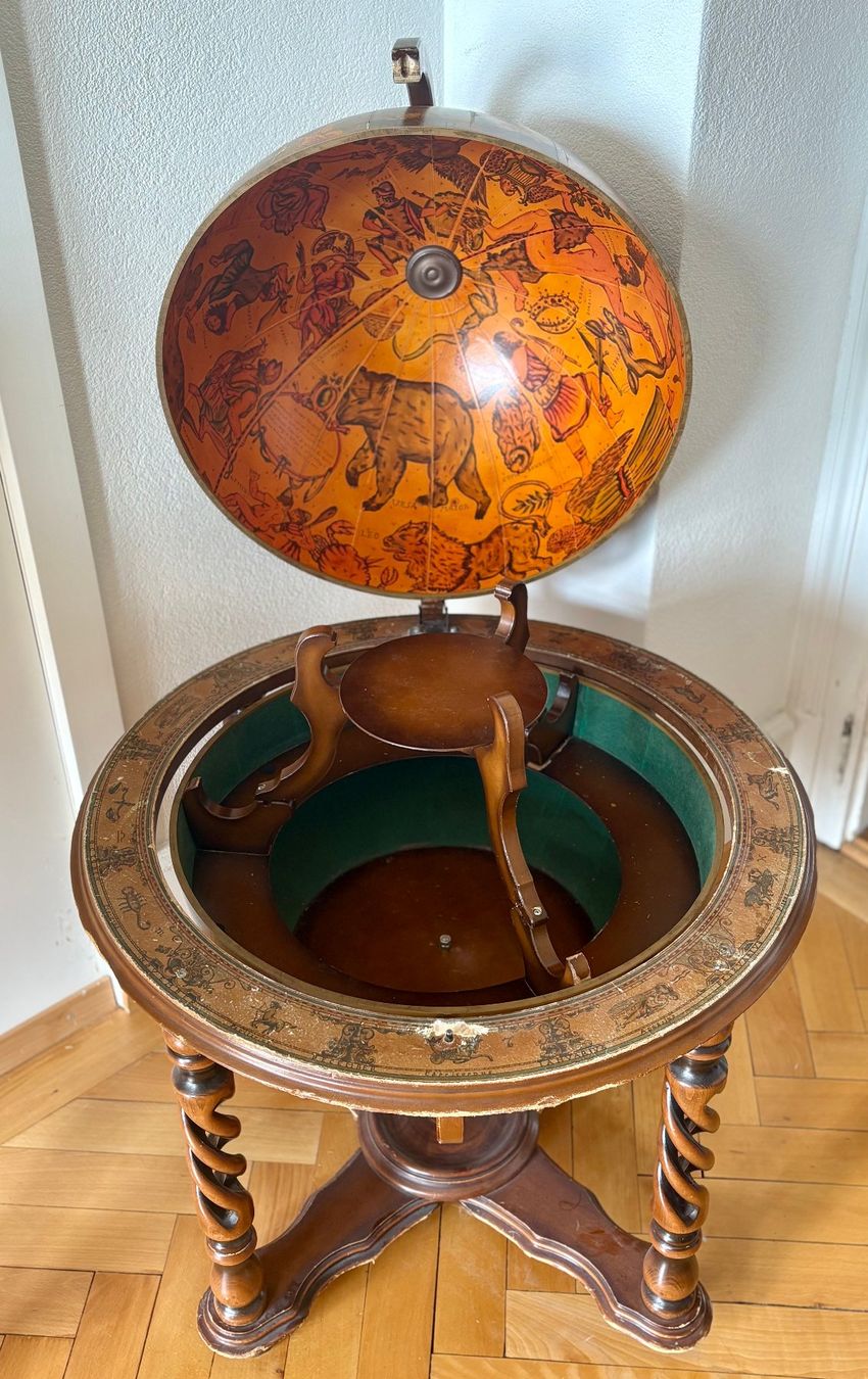 Autres décorations & accessoires: Magnifique globe-bar vintage – D'occasion à Fribourg par s_borgo 1