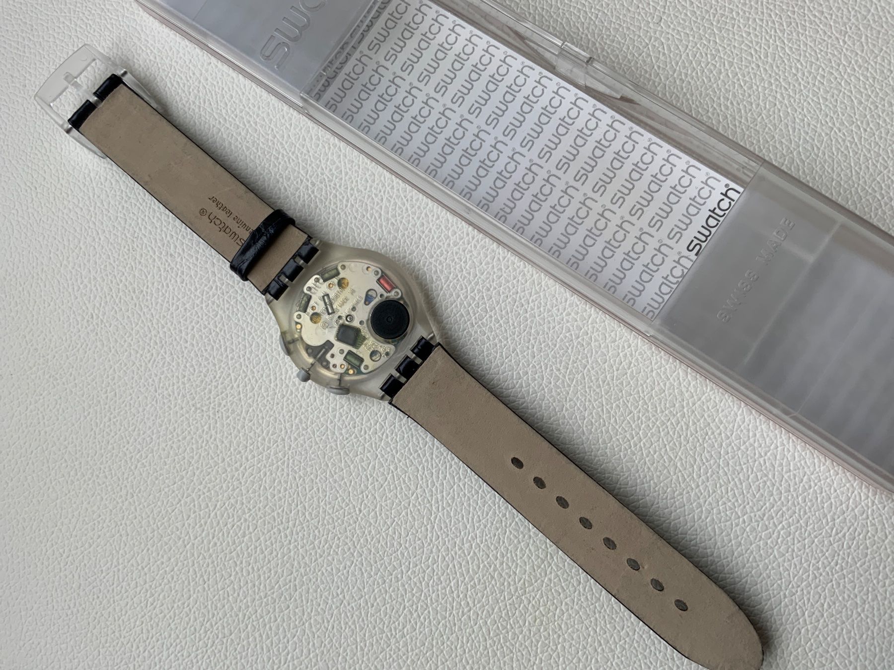 Swatch Orologi: Swatch Skin Chrono FLATZONE BLUE - ungetragen – Nuovo e nell'imballaggio originale da Wettswil venduto da rotonda 3