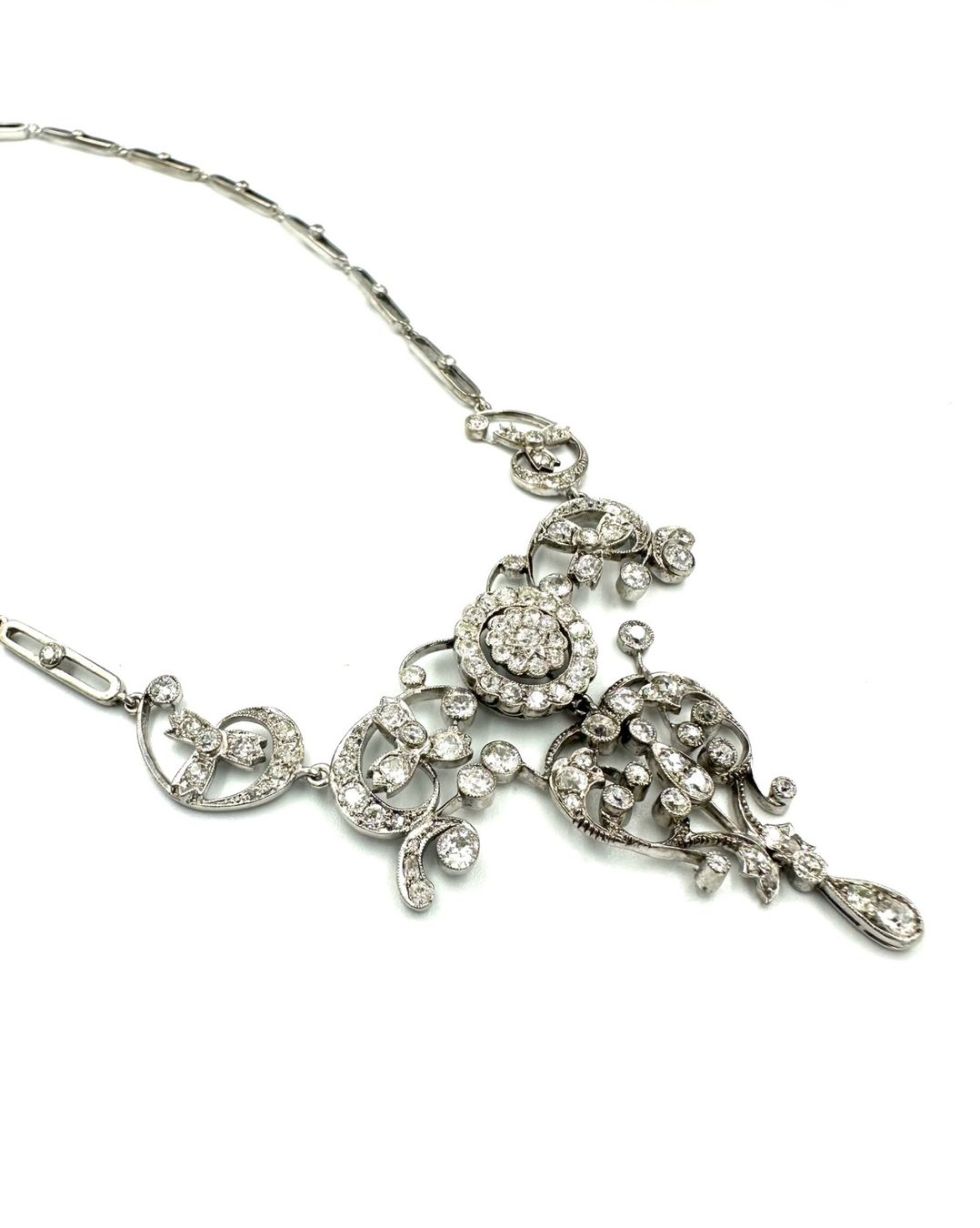 Ketten: Collier 19ème or, argent et diamants – Gebraucht aus Renens VD von Diademe.sarl 2