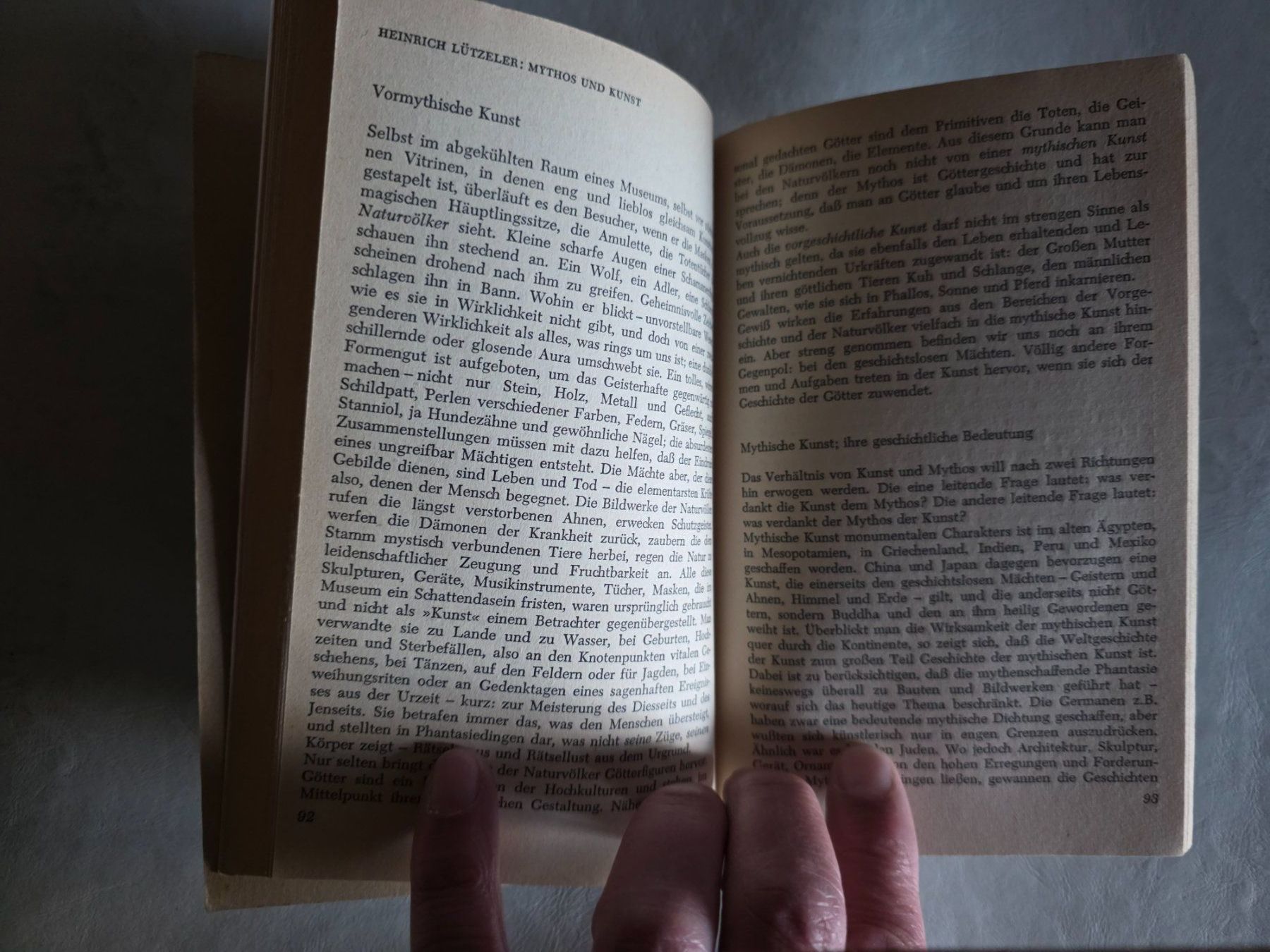 Libri: Die Wirklichkeit des Mythos - Kurt Hoffman - 1965 – Usato da Walterswil BE venduto da Lonitti 1