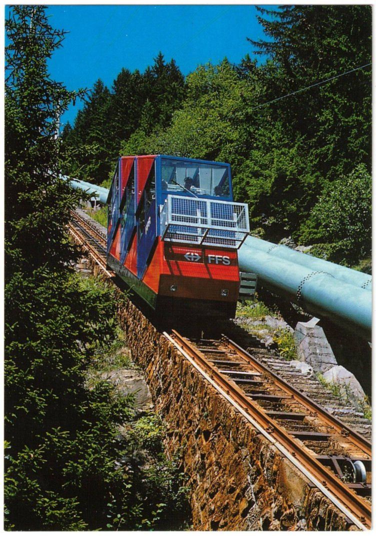 Ansichtskarten: Piotta - Standseilbahn Ritom – Gebraucht aus Binningen von Mountainrider