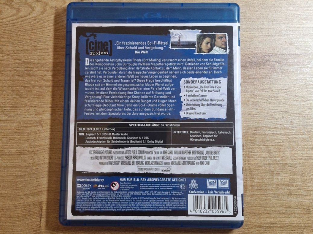 Tutti i DVDs: Another Earth (2011) RAR Bluray – Usato da Pfungen venduto da Whitie 1
