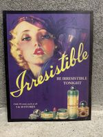 Parfüm schminke Werbung Reklame pin up