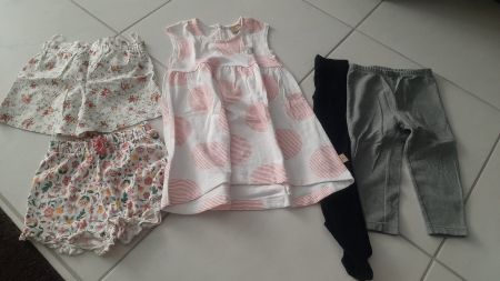 K..42) Mädchen Kleiderset Gr. 92
