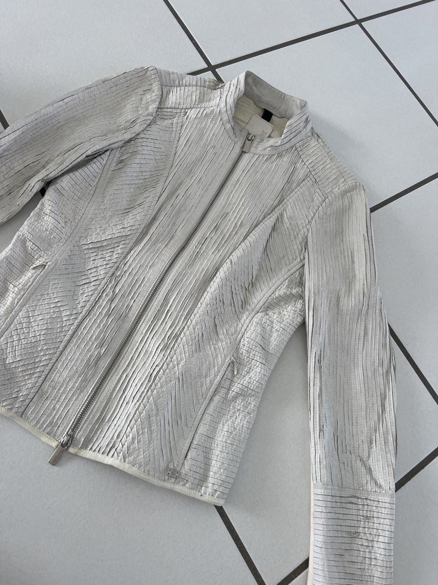 Giacche: Weisse Lederjacke Milestone Gr. 38 beige – Usato da Oberuzwil venduto da DanaB01 2