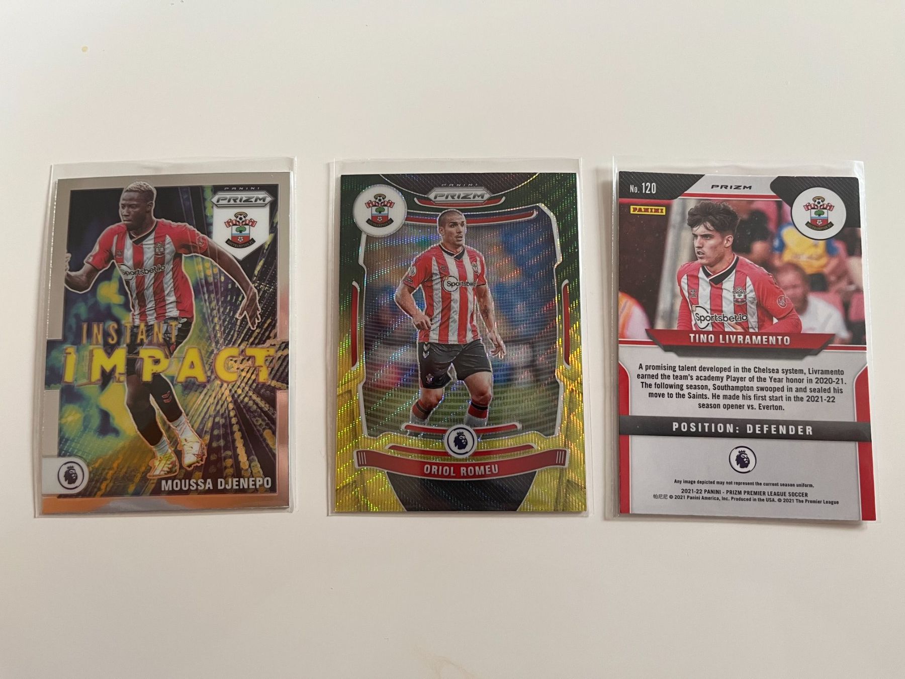Panini Carte collezionabili: 16 x Southampton Prizm PANINI – Usato da Thun venduto da sci_lz9x 1